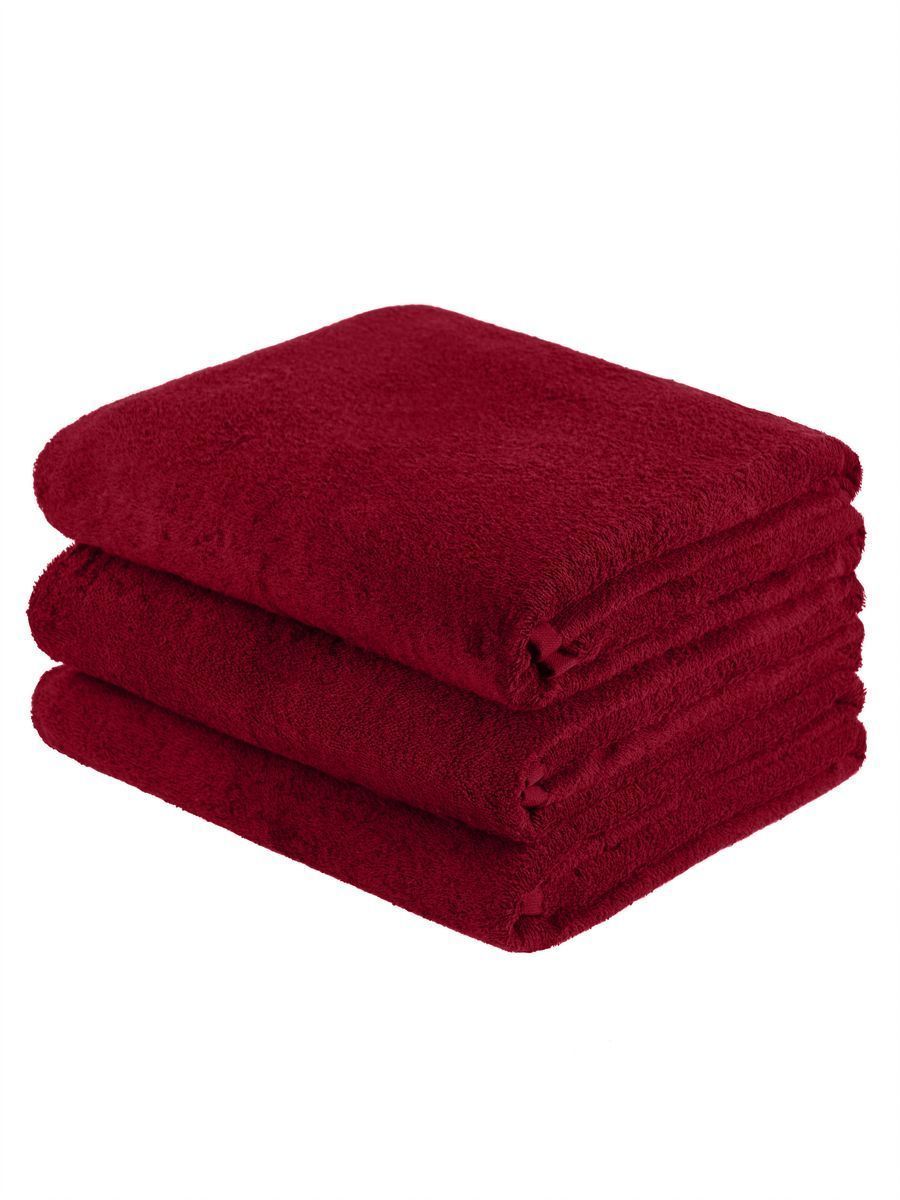 снимок Полотенце махровое бордовое Ринг от магазина BIO-TEXTILES ОПТ