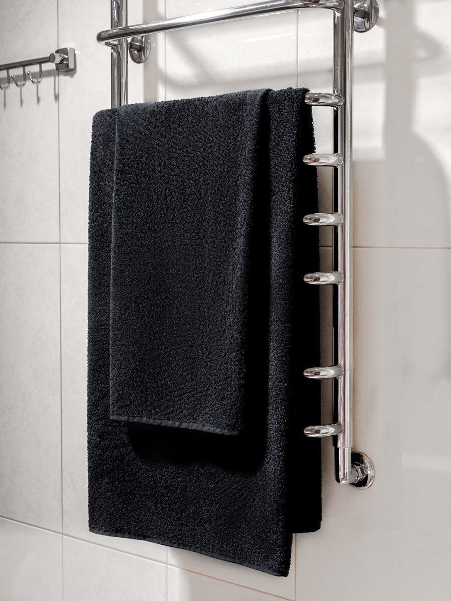 снимок Полотенце махровое черное Ринг от магазина BIO-TEXTILES ОПТ