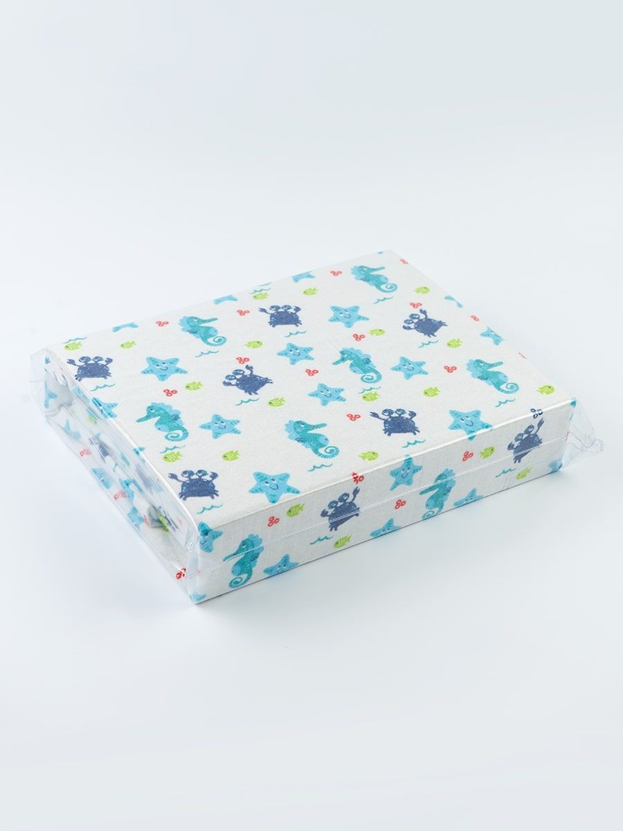 снимок Пеленка из фланели "Море" 90*120, 3 шт. от магазина BIO-TEXTILES ОПТ