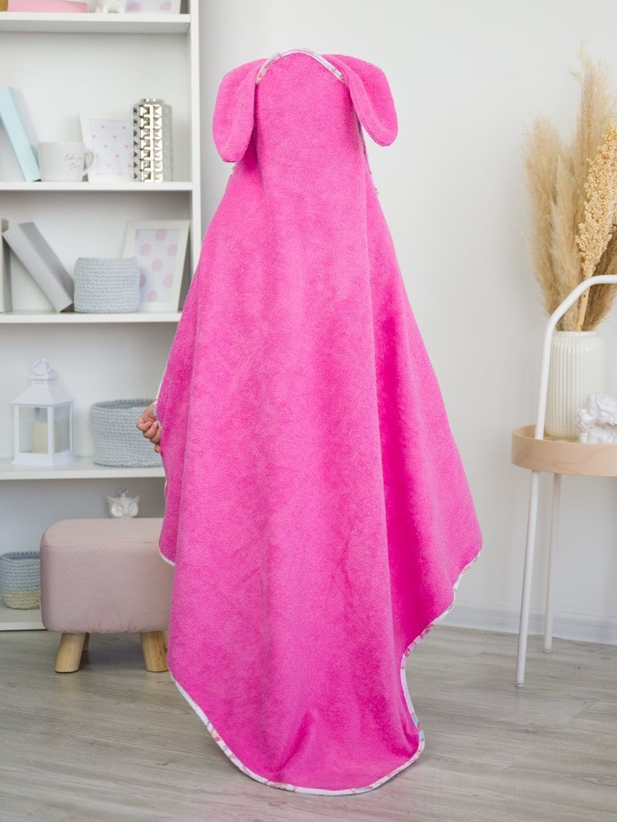 снимок Уголок детский "ЛАПУШКА" 95*95 см. розовый, окантовка бязь от магазина BIO-TEXTILES ОПТ