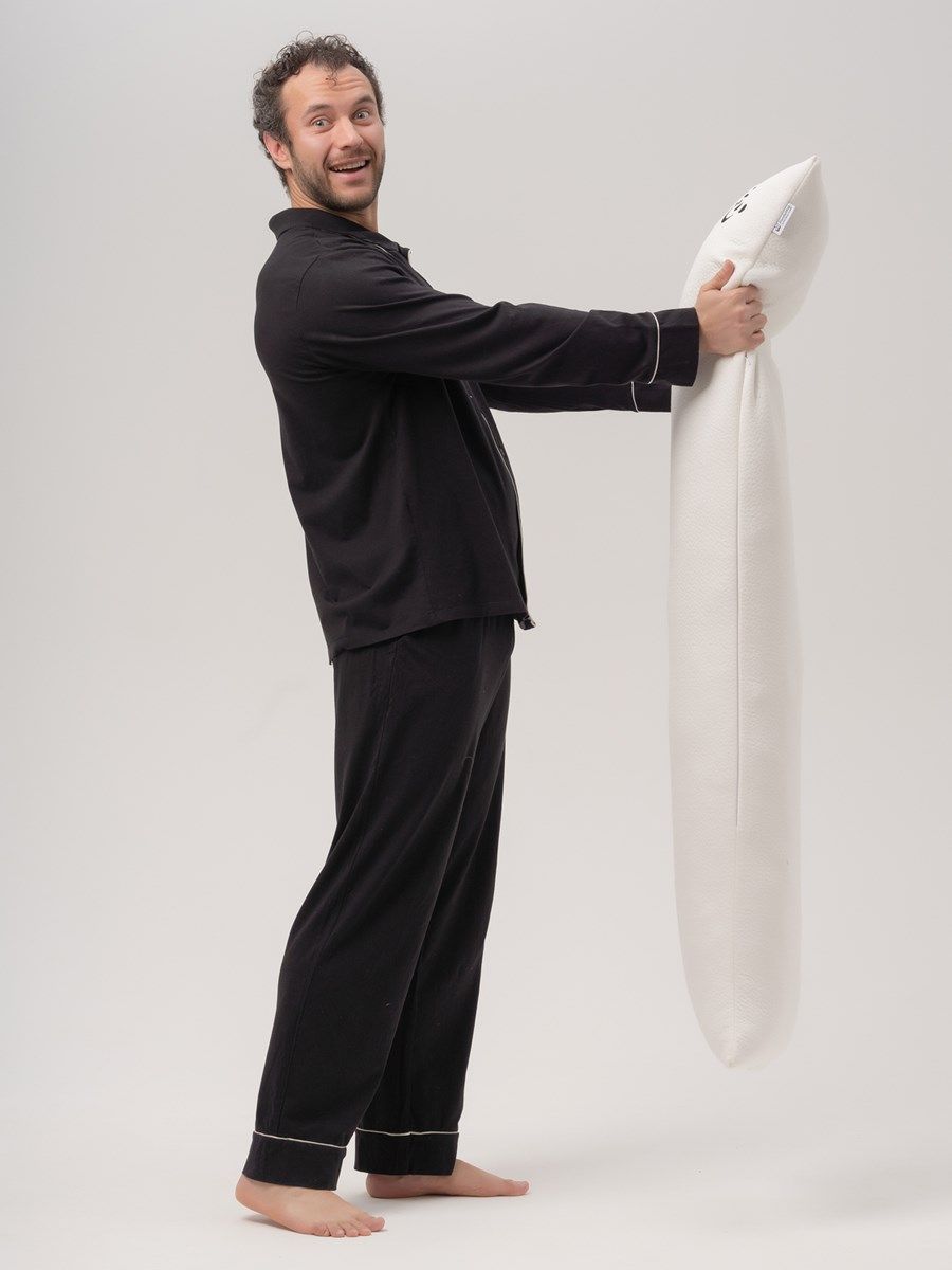 снимок Подушка с эффектом памяти PandaHug "BODY PILLOW" 140*40, дробленное ППУ от магазина BIO-TEXTILES ОПТ