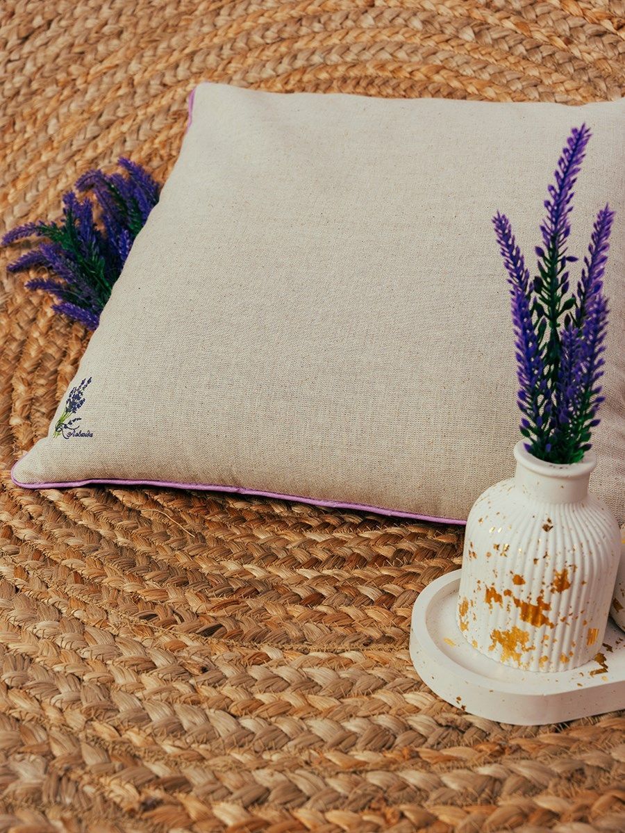снимок Подушка "Сила природы" с лузгой гречихи, лен + с запахом лаванды от магазина BIO-TEXTILES ОПТ