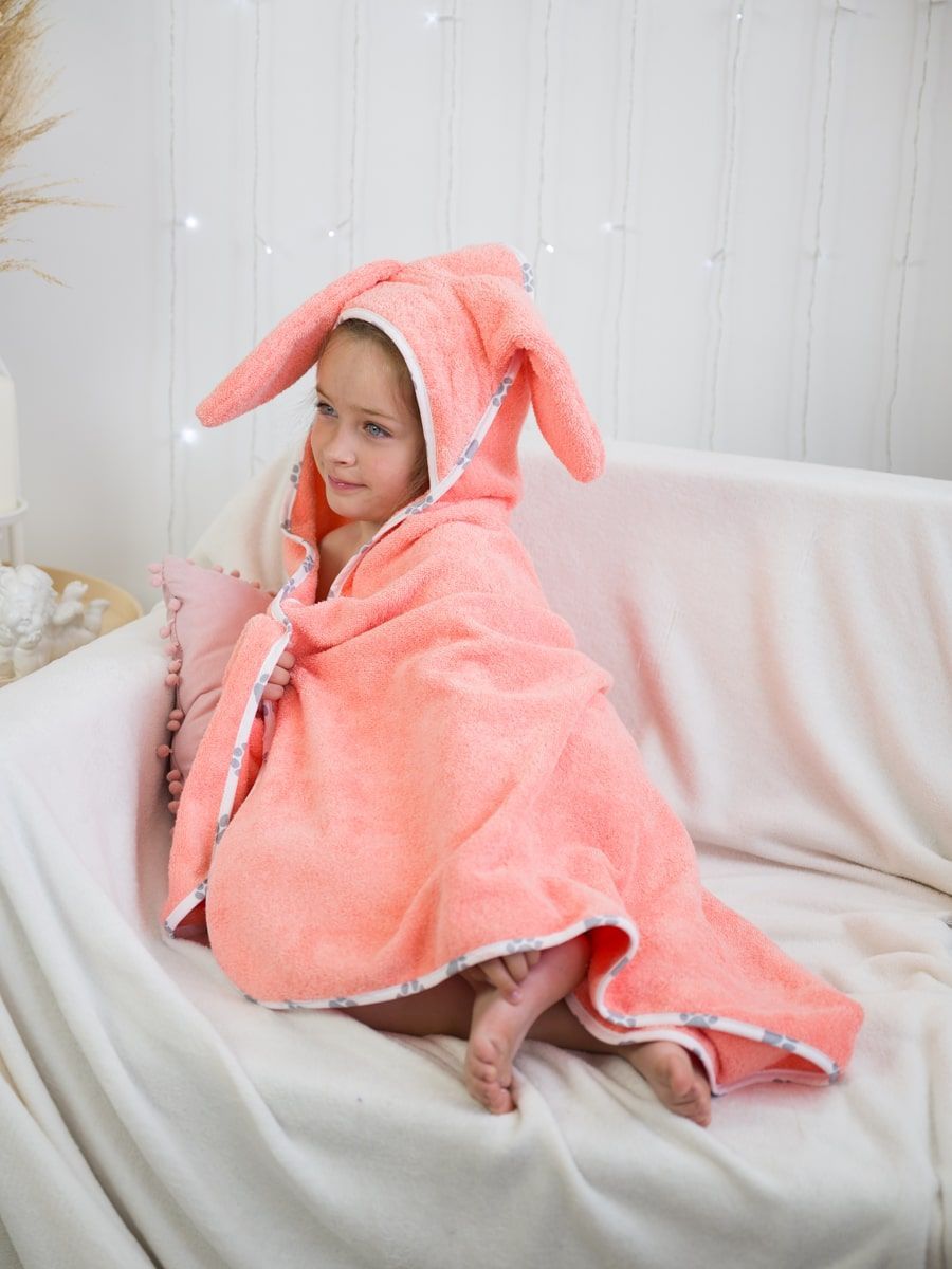 снимок Уголок детский "ЛАПУШКА" 95*95 см. персиковый, окантовка бязь от магазина BIO-TEXTILES ОПТ