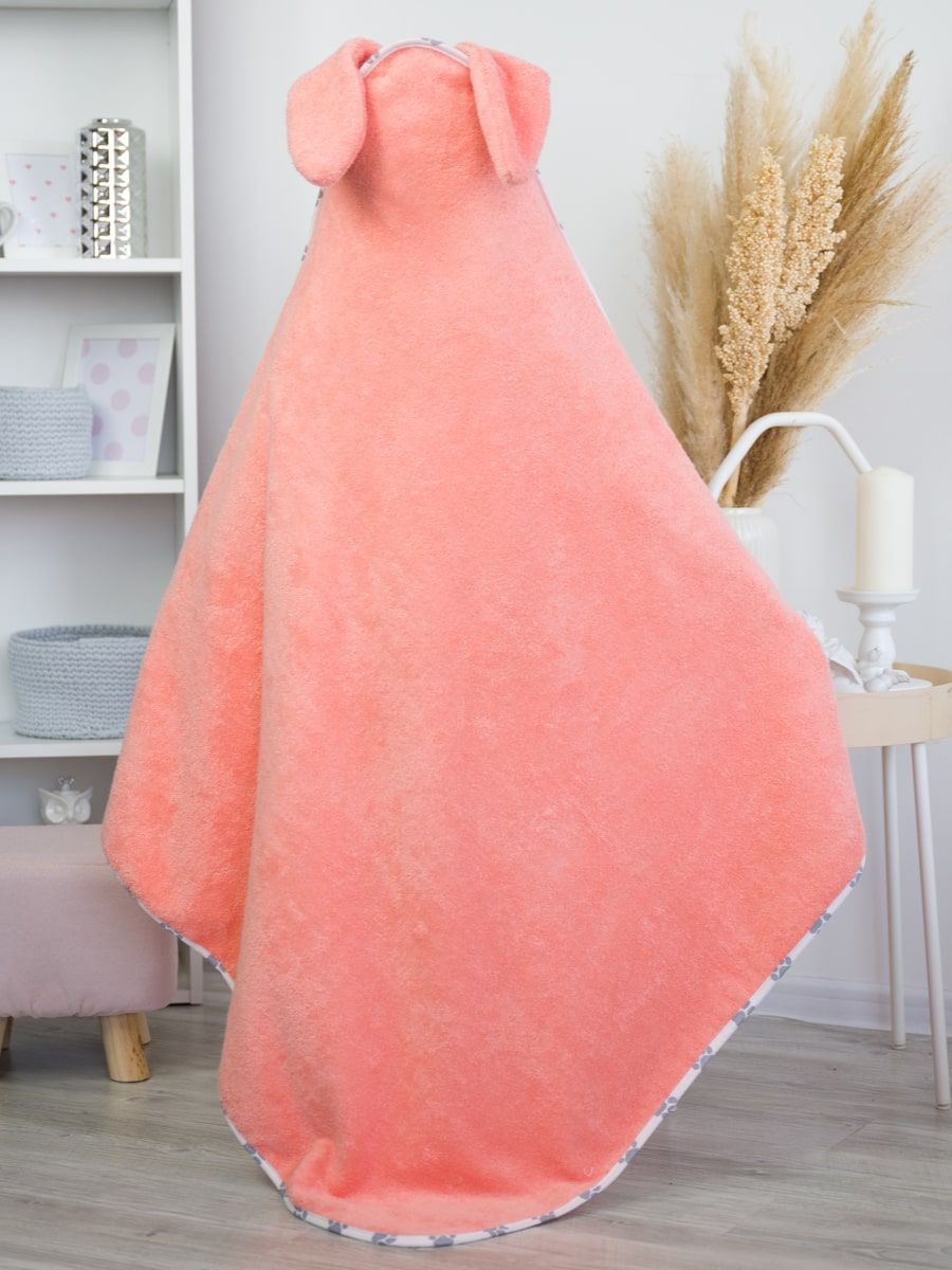 снимок Уголок детский "ЛАПУШКА" 95*95 см. персиковый, окантовка бязь от магазина BIO-TEXTILES ОПТ