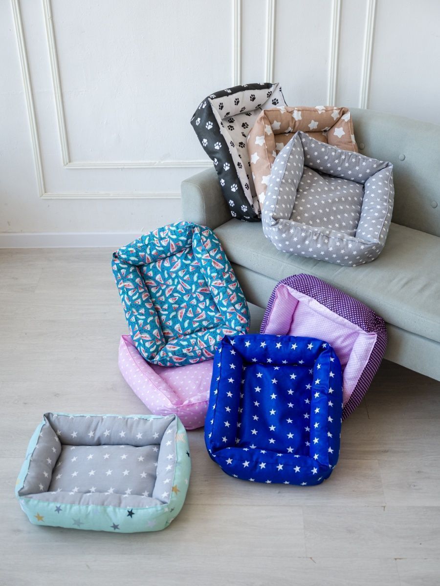 снимок Лежак для кошек и собак "арбузы" от магазина BIO-TEXTILES ОПТ