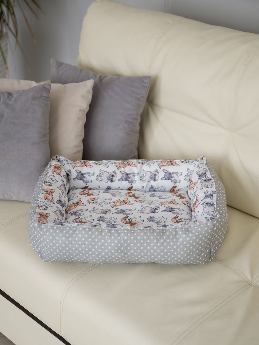 снимок Лежак для кошек и собак "собачки" от магазина BIO-TEXTILES ОПТ