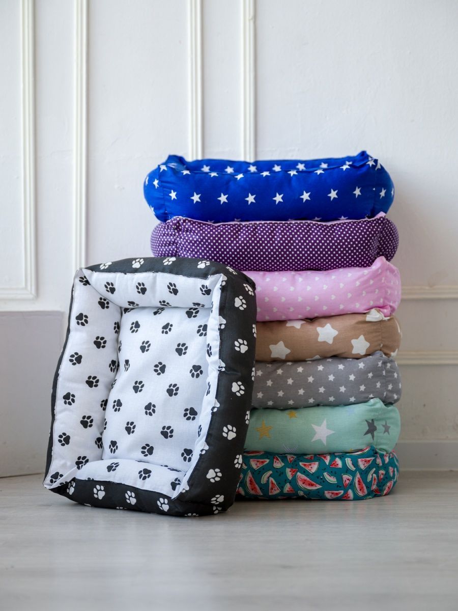 снимок Лежак для кошек и собак "арбузы" от магазина BIO-TEXTILES ОПТ