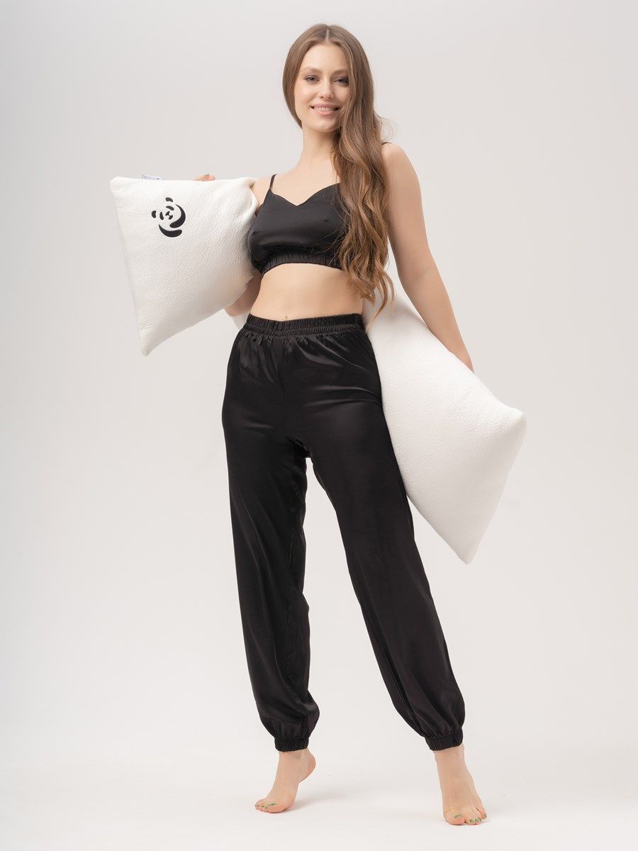 снимок Подушка с эффектом памяти PandaHug "BODY PILLOW" 140*40, дробленное ППУ от магазина BIO-TEXTILES ОПТ