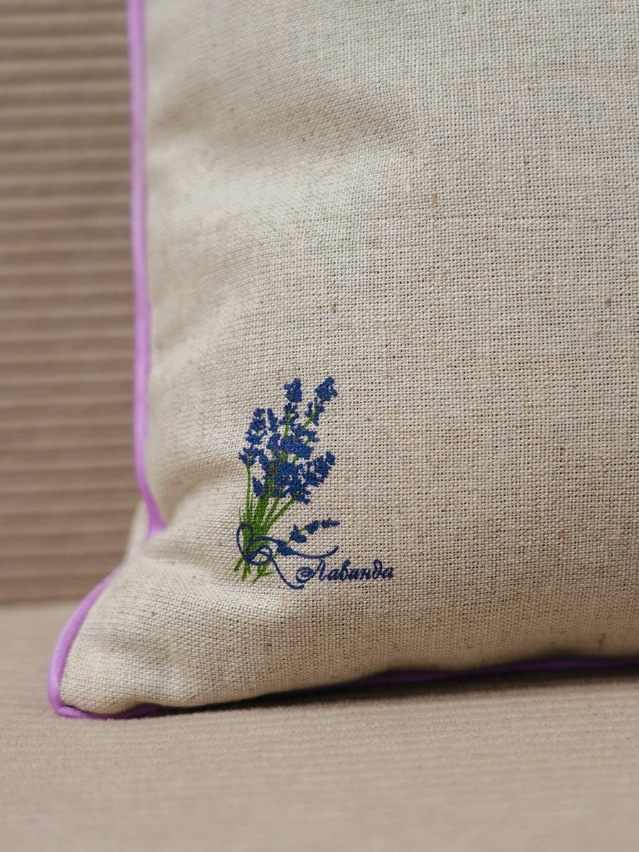 снимок Подушка "Сила природы" с лузгой гречихи, лен + с запахом лаванды от магазина BIO-TEXTILES ОПТ