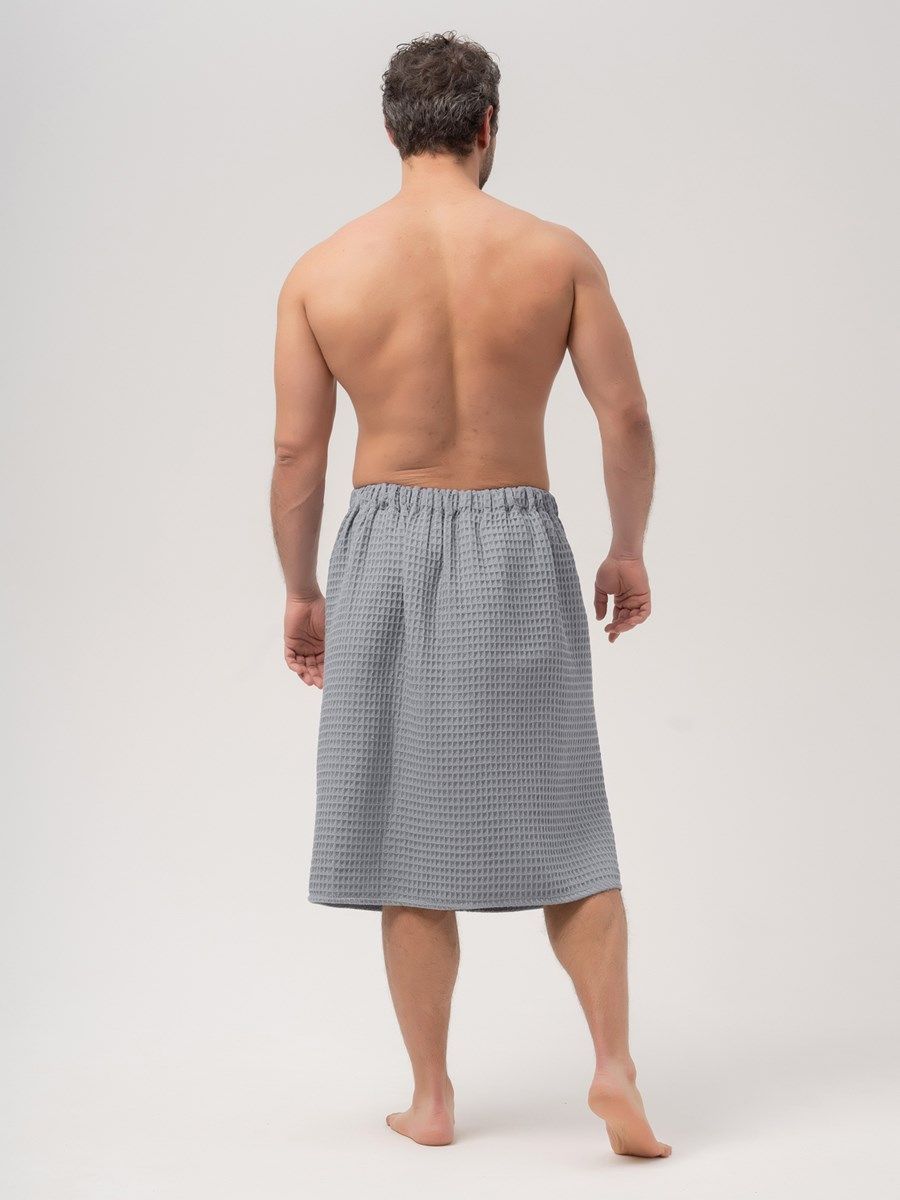 снимок Килт вафельный PandaHug Orlando серый от магазина BIO-TEXTILES ОПТ