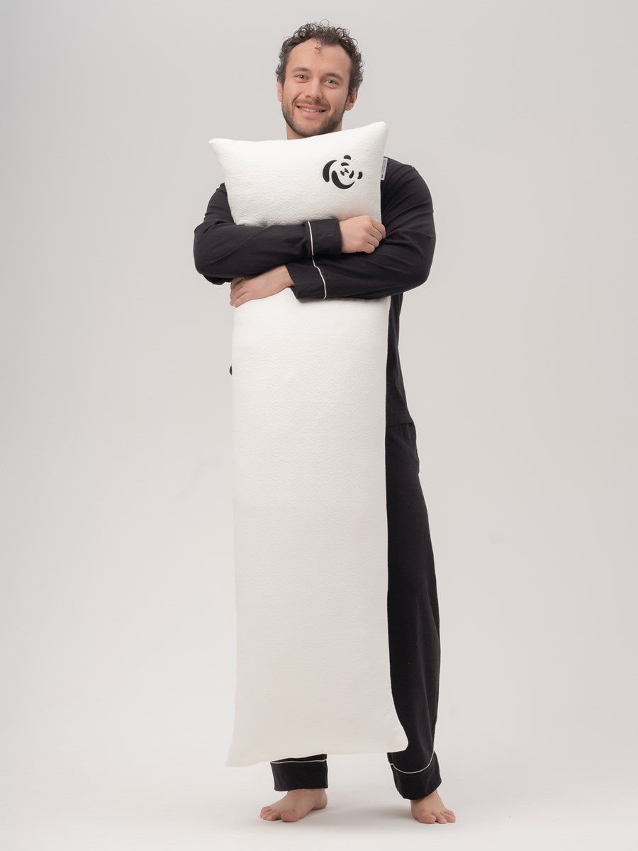 снимок Подушка с эффектом памяти PandaHug "BODY PILLOW" 140*40, дробленное ППУ от магазина BIO-TEXTILES ОПТ