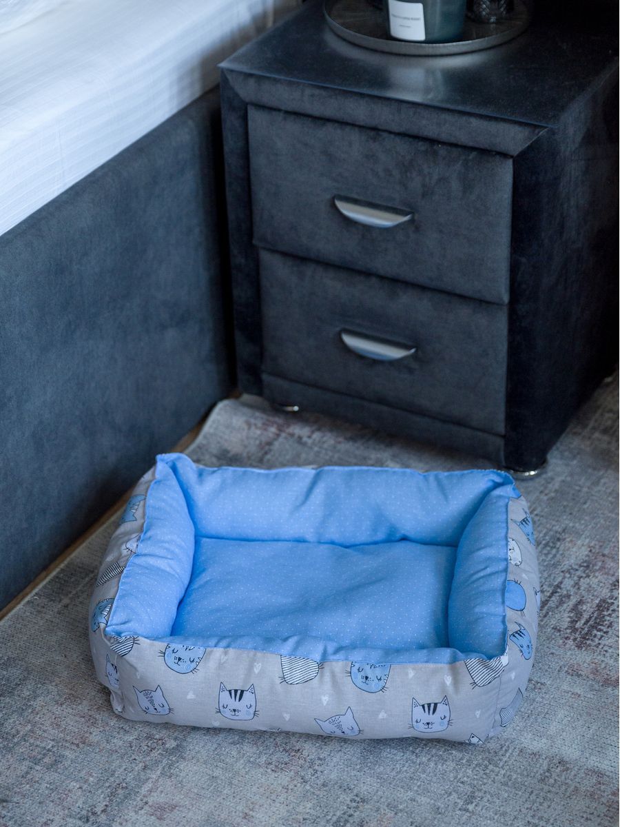 снимок Лежак для кошек и собак "кошки" от магазина BIO-TEXTILES ОПТ