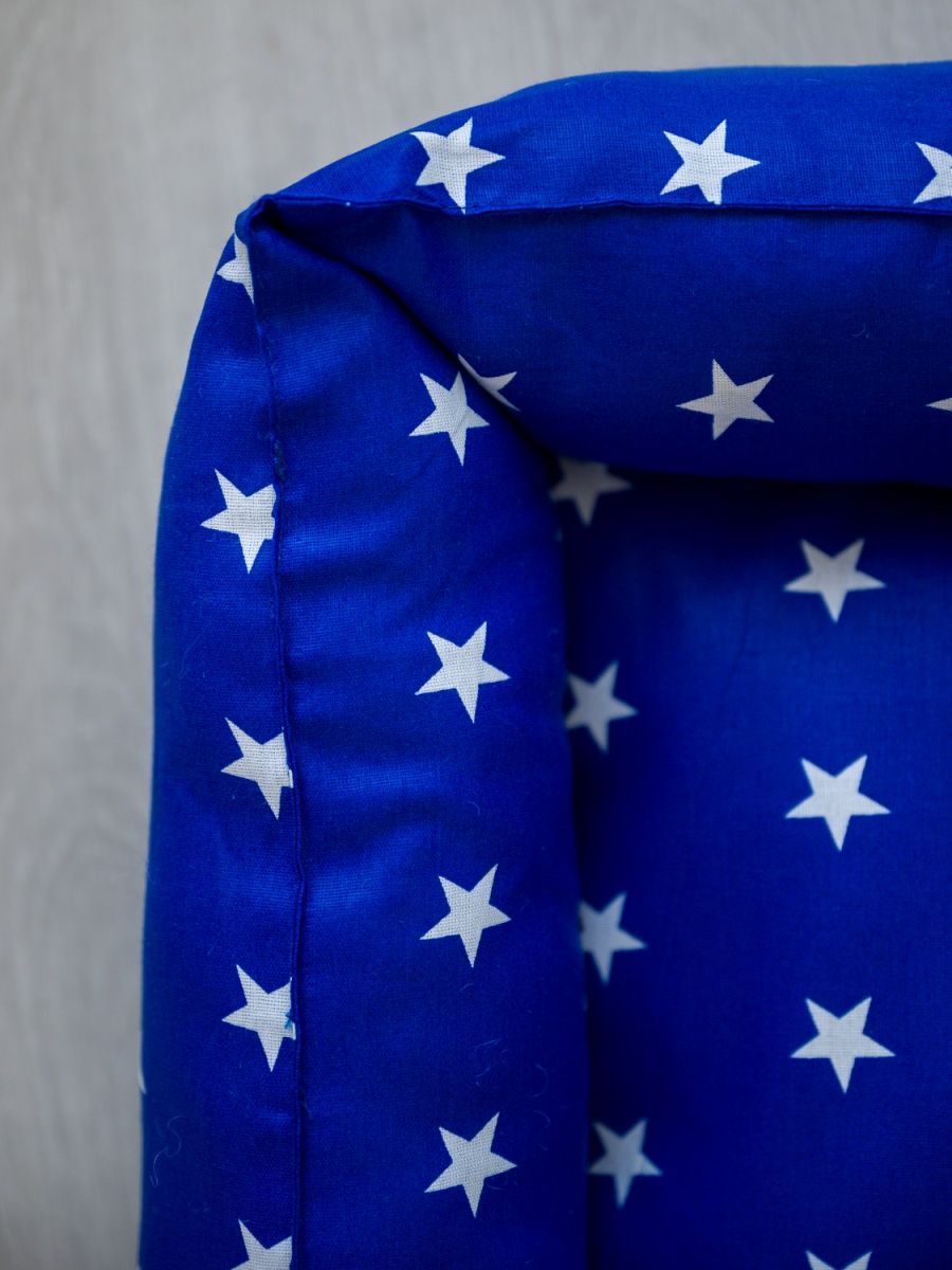 снимок Лежак для кошек и собак "звезды" василек от магазина BIO-TEXTILES ОПТ