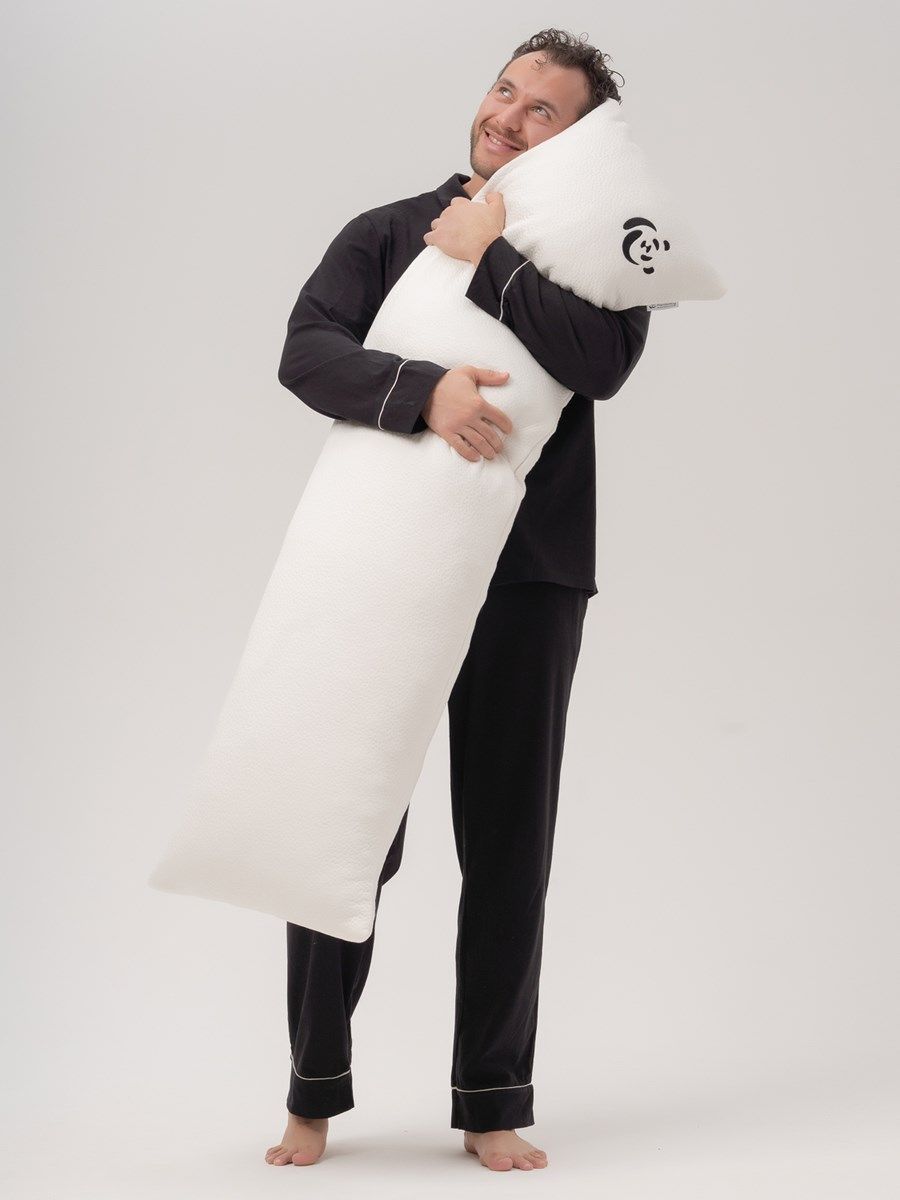 снимок Подушка с эффектом памяти PandaHug "BODY PILLOW" 140*40, дробленное ППУ от магазина BIO-TEXTILES ОПТ